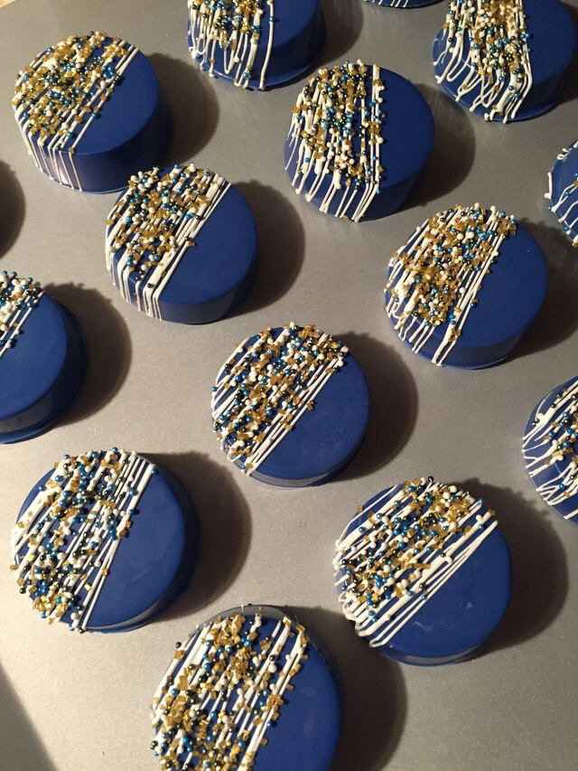 Mesa dulces en azul - 14