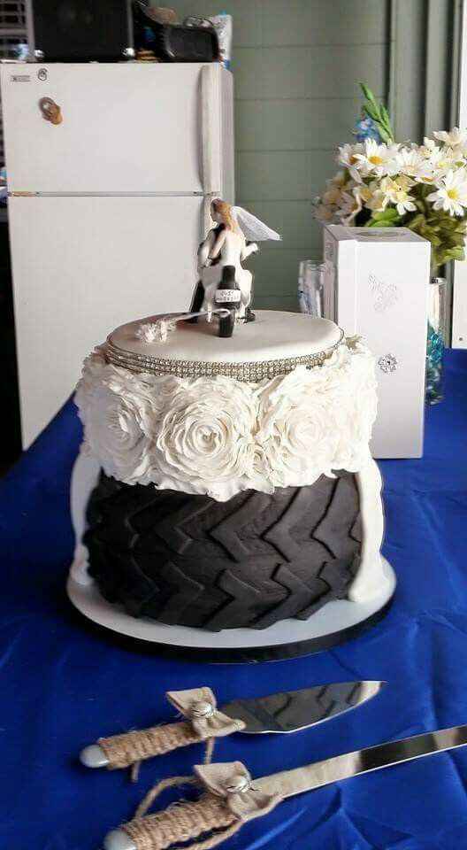 sorpresa pastel de boda estilo Racing! - 4