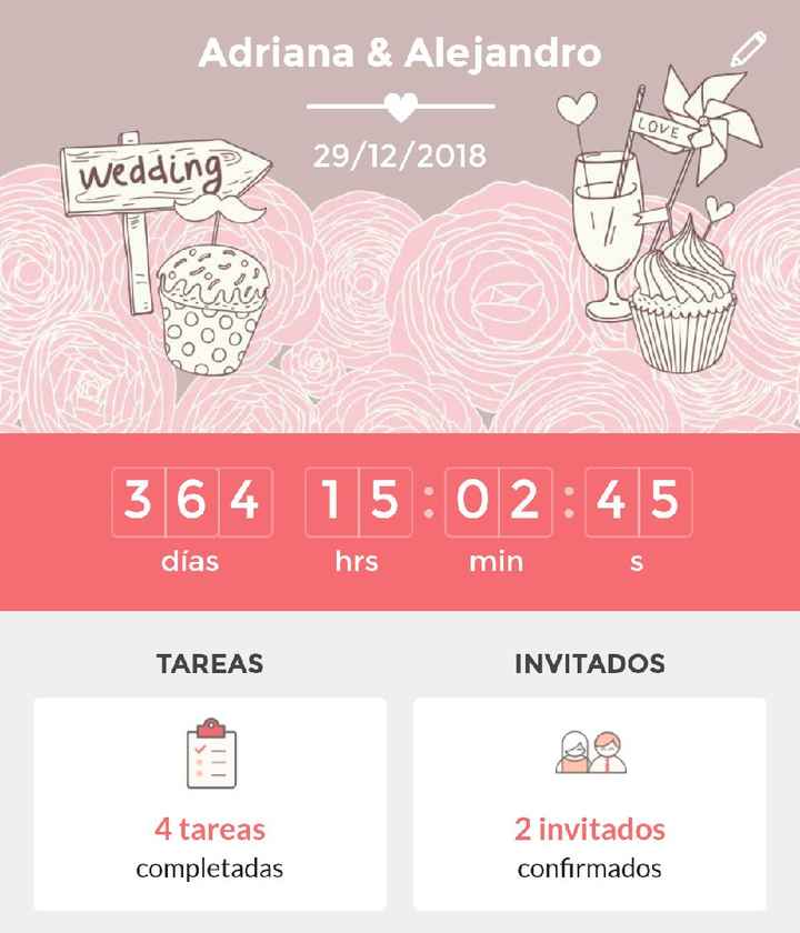  a un año del gran día. - 1