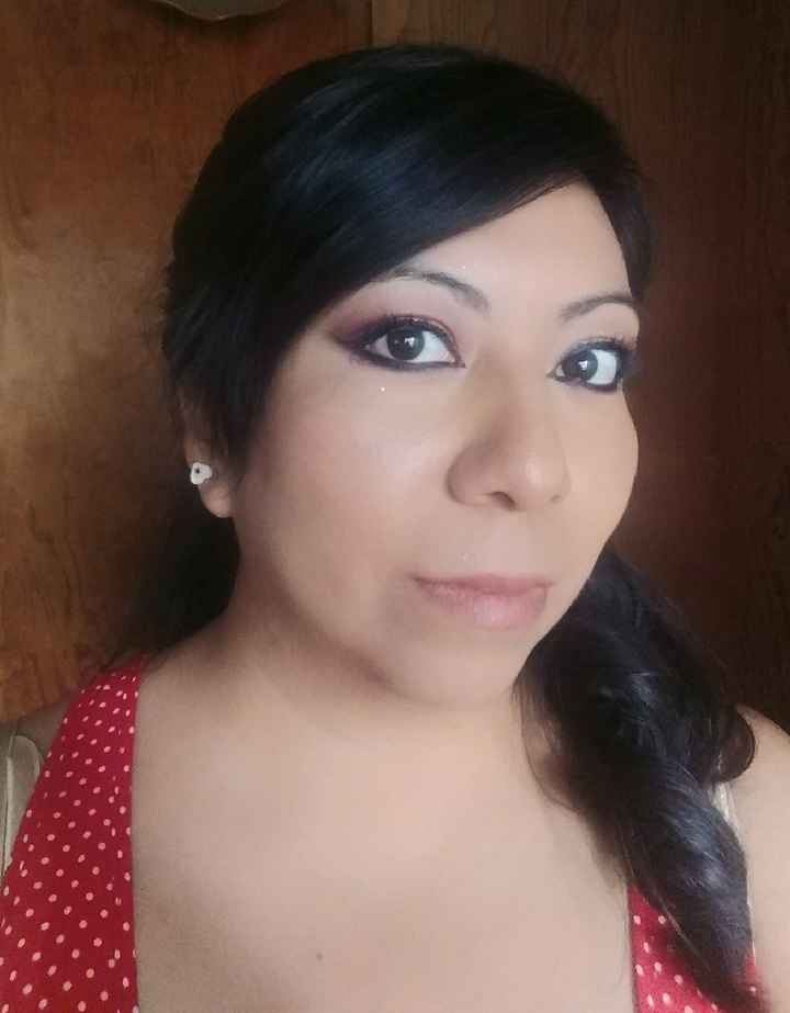 Prueba maquillaje y peinado. - 1