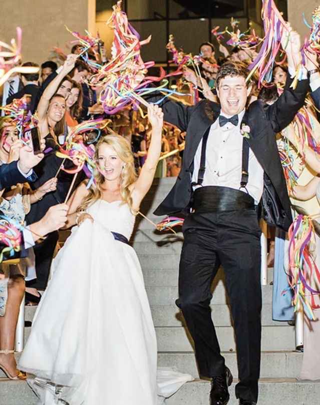 ¿Qué cosas aventar después de la ceremonia? - 1