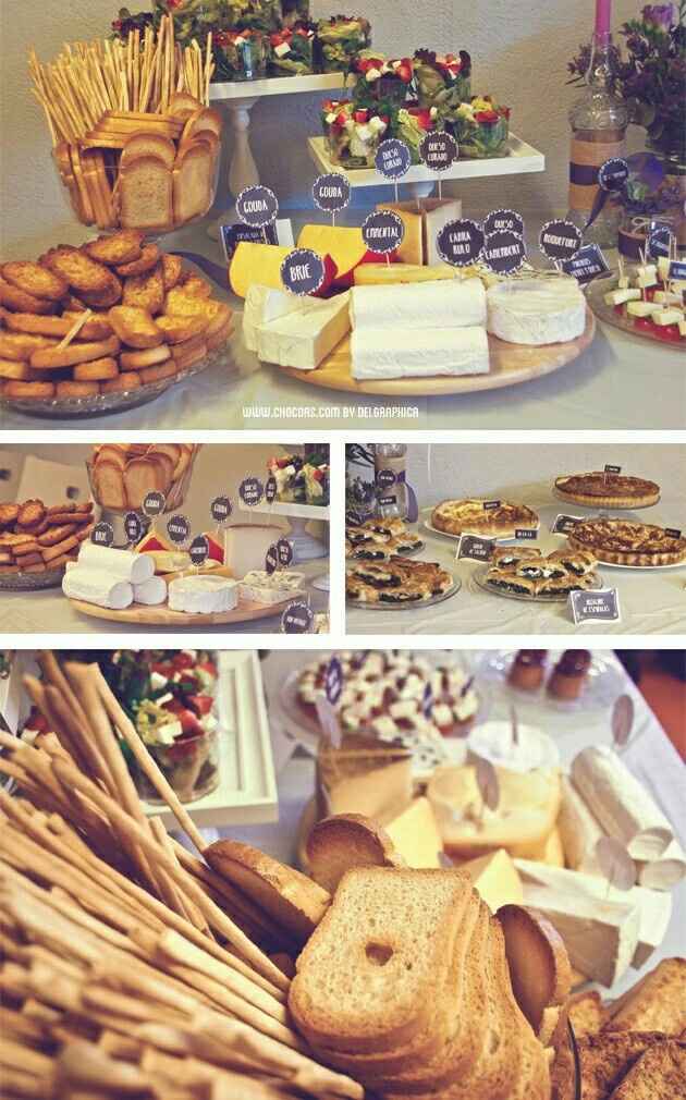 Mesa de dulces va mesa de carnes frías - 7