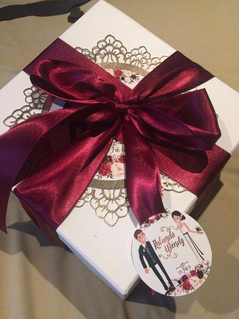 Cajas para invitar a ser padrinos