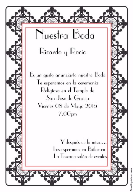 Invitaciones de Boda... economicas.