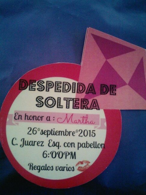 Diy invitaciones de despedida - 1