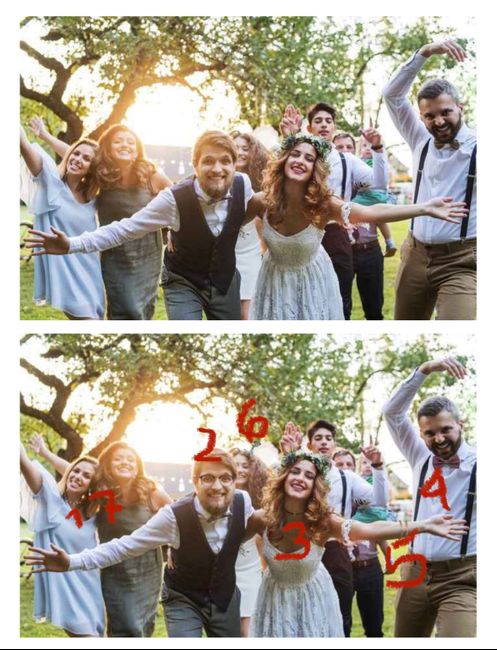 Descubre las 7 diferencias y gana un REGALO DE BODA🎁 2