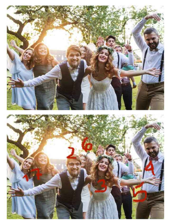 Descubre las 7 diferencias y gana un REGALO DE BODA🎁 - 1