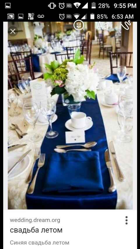 Combinación de colores en azul y blanco - 7