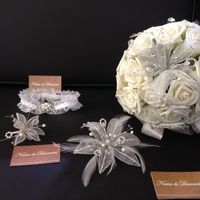 mis accesorios de boda :)