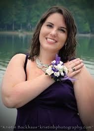 corsage dama morado