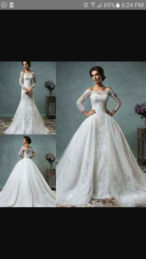 Usarias 2 vestidos en tu boda? - 2