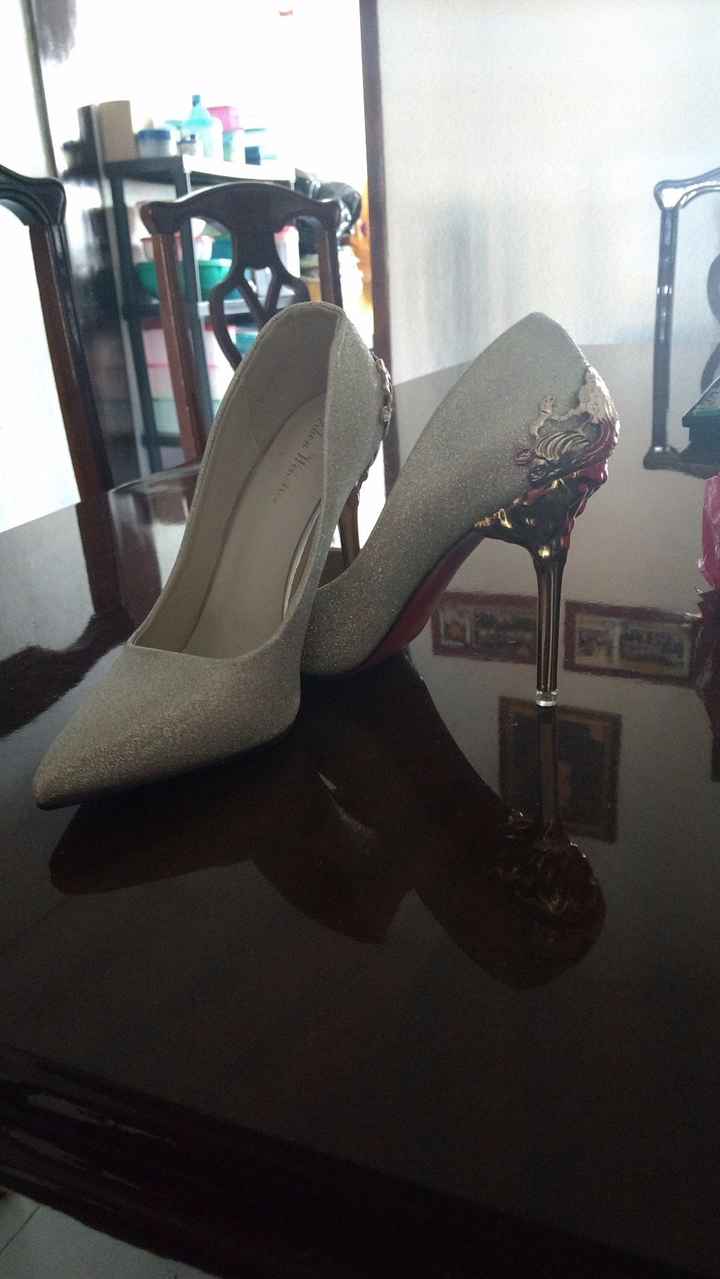 Las zapatillas de la novia!!! 