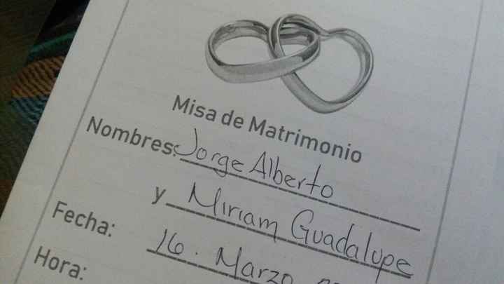 Tramite de boda religiosa!!😉✅ - 1