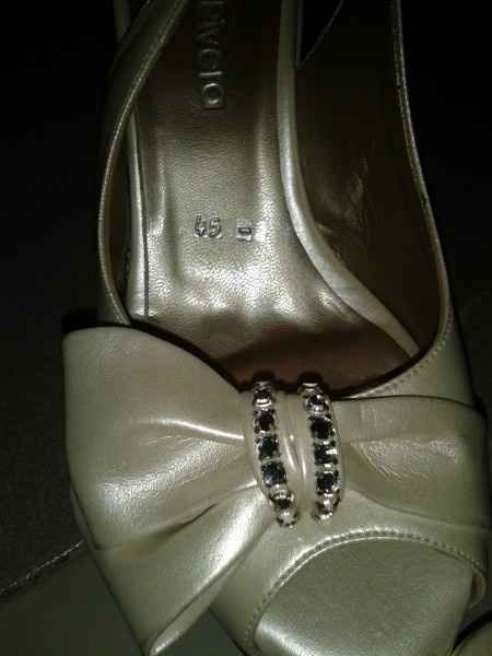 zapatos de piel color ivory 