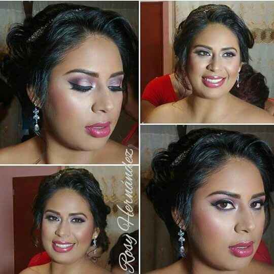 El maquillaje y peinado de la boda - 1
