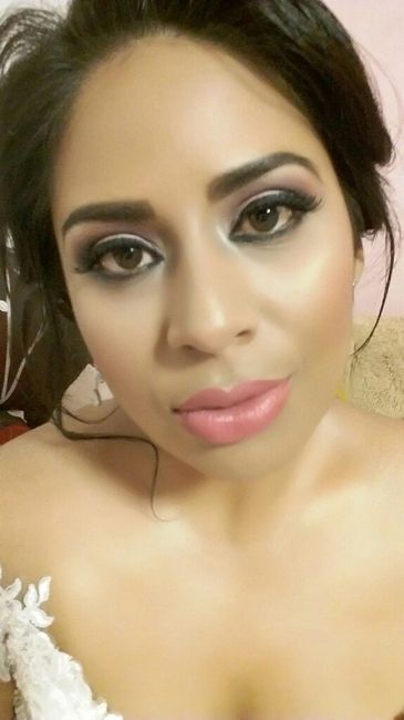 El maquillaje y peinado de la boda - 2