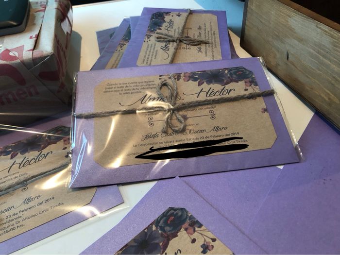 Debía la foto final, invitaciones listas !! - 1