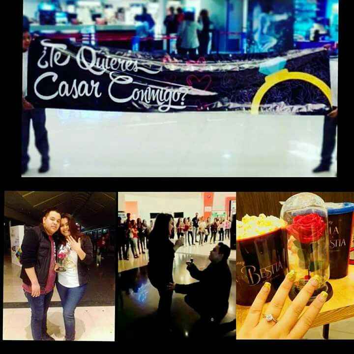 Me lo propuso al estilo "la bella y la bestia"😍🌹💍 - 3