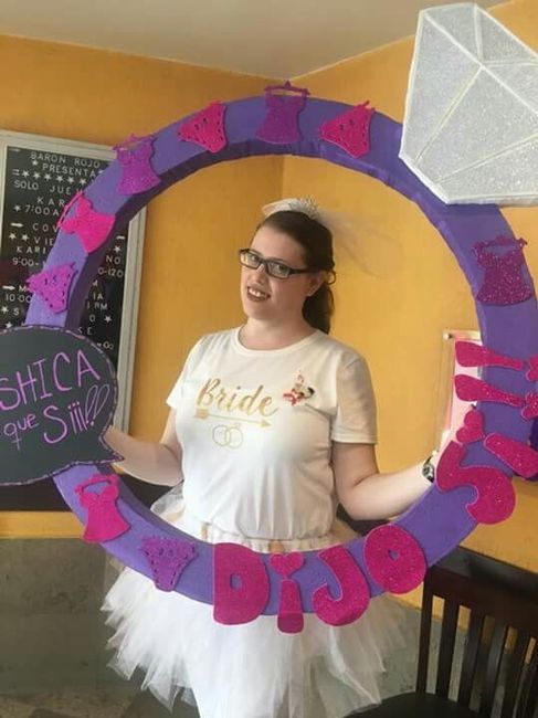 Marco para fotos de despedida