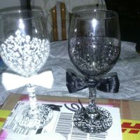 Copas pintadas a mano