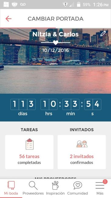 ¿Cuántos días te faltan para tu boda? - 1