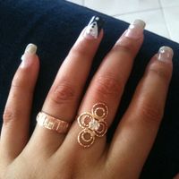 Mi anillo de boda y de compromiso!!