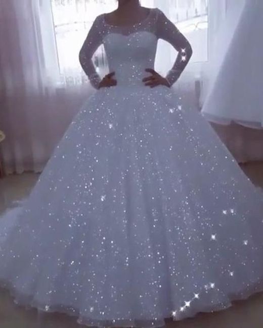 ¿Cuántas ⭐ le das a este vestido de novia?🎁 5