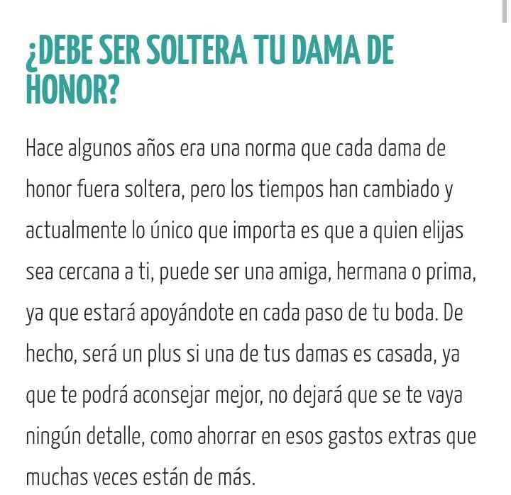 Damas de honor: solteras??? - 1