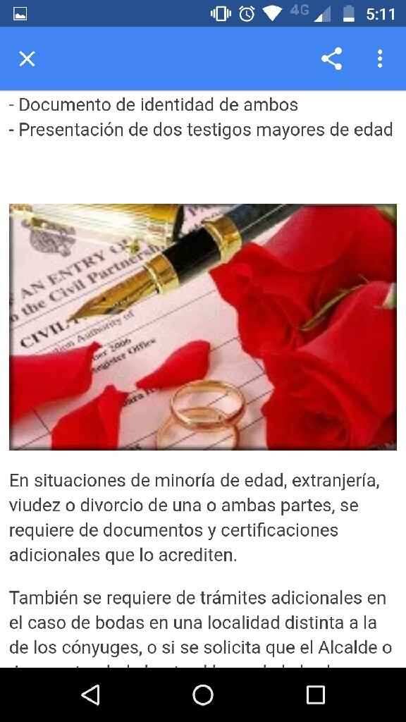 Pasos para organizar una boda civil. - 5