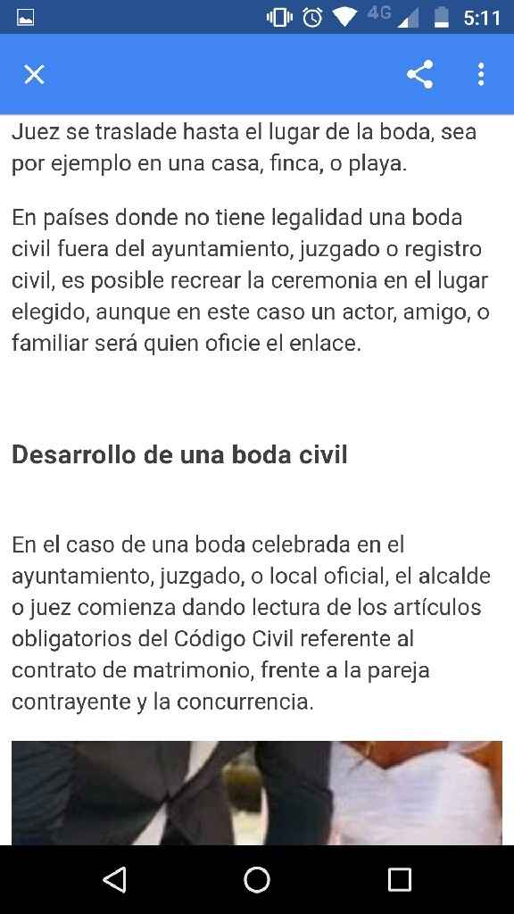 Pasos para organizar una boda civil. - 6