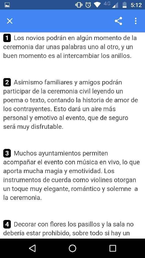 Pasos para organizar una boda civil. - 9