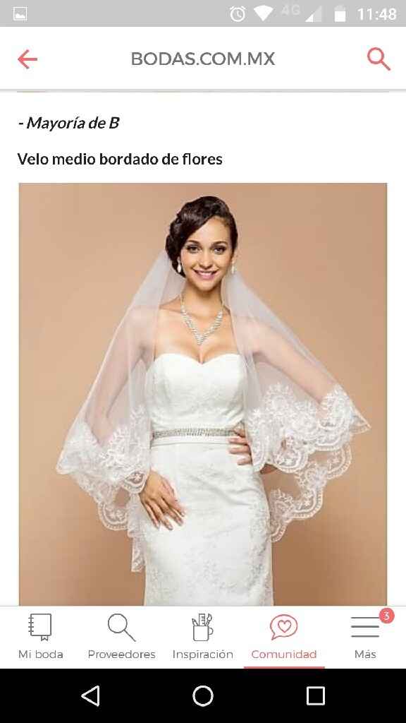 Que velo de novia me va ? - 4