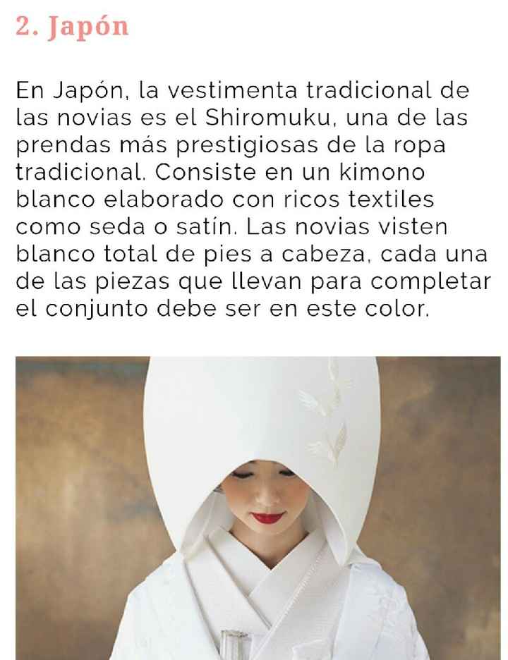 Vestidos 👗de novia tradicionales en todo el mundo!🌎 - 4