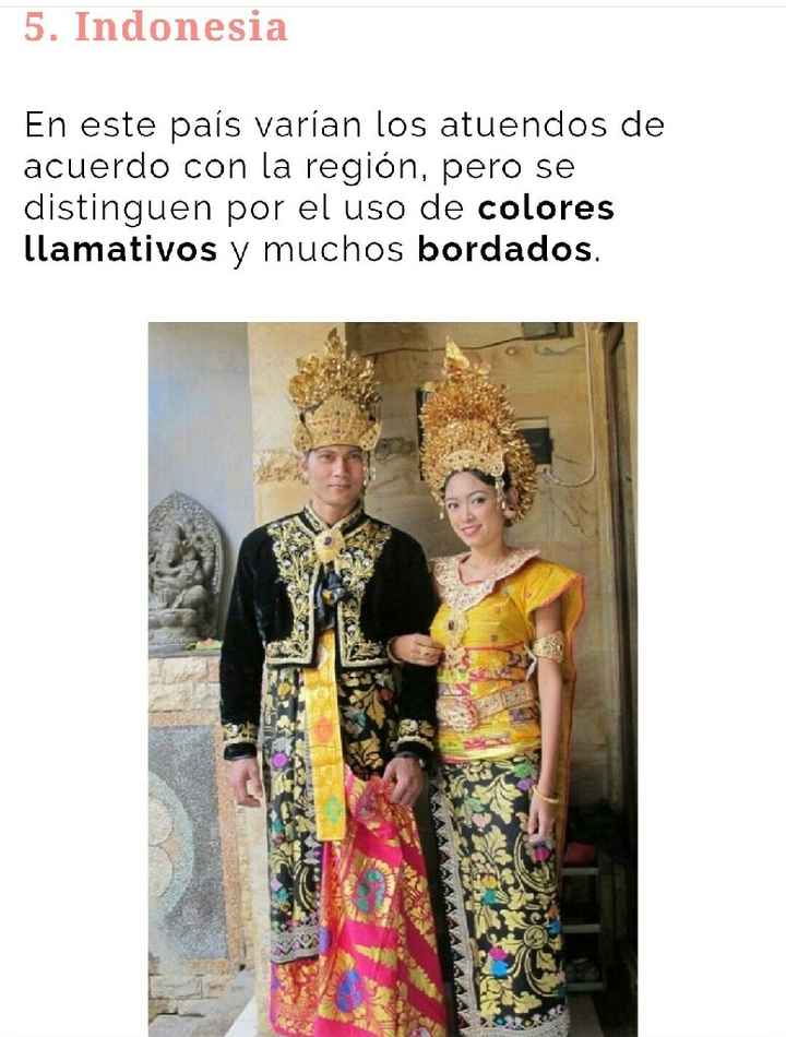 Vestidos 👗de novia tradicionales en todo el mundo!🌎 - 9