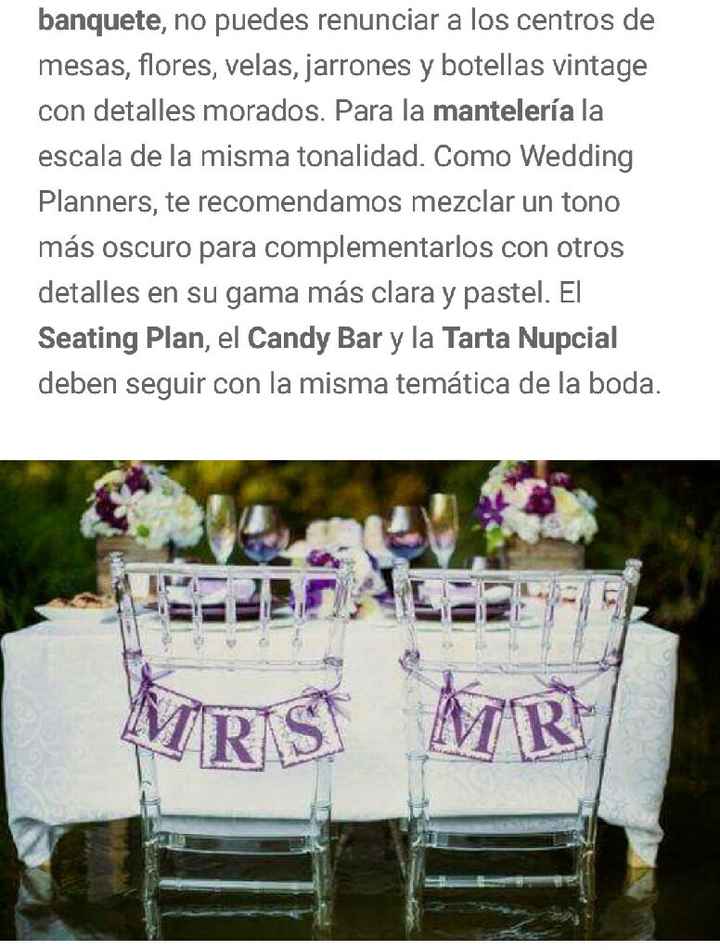 Una boda en tonos morados.. - 22