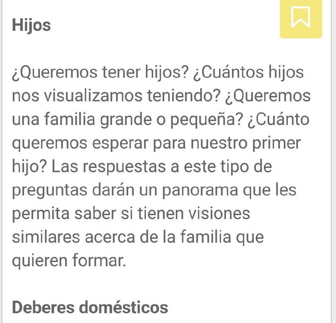 Conversaciones que uno debe de tener antes de casarse.. - 11