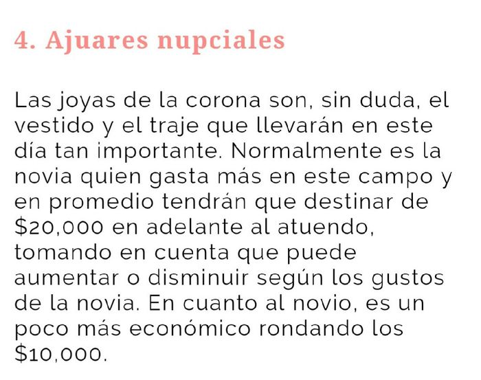 Los gastos principales de una boda !! - 7