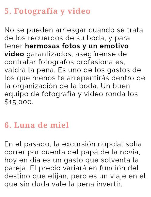Los gastos principales de una boda !! - 9