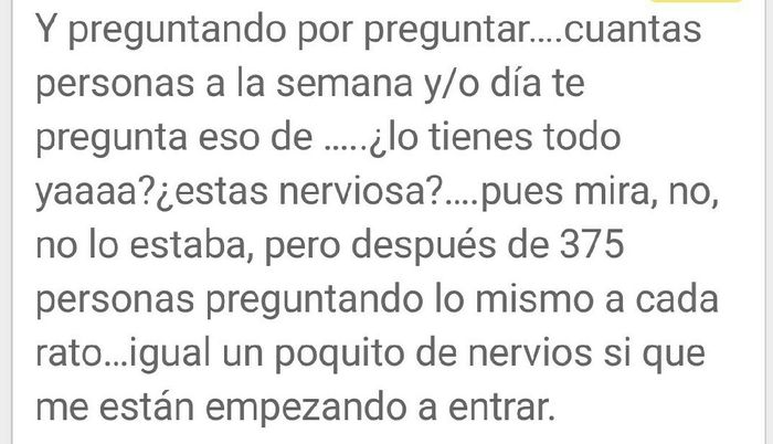 Cosas de la boda que en su momento nos van a molestar! - 10