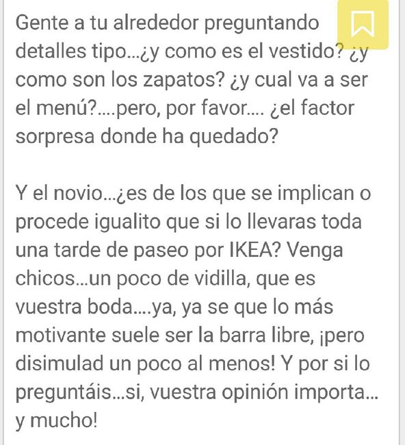 Cosas de la boda que en su momento nos van a molestar! - 12