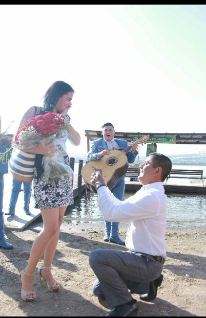 Su pedida de mano fue en ... - 2