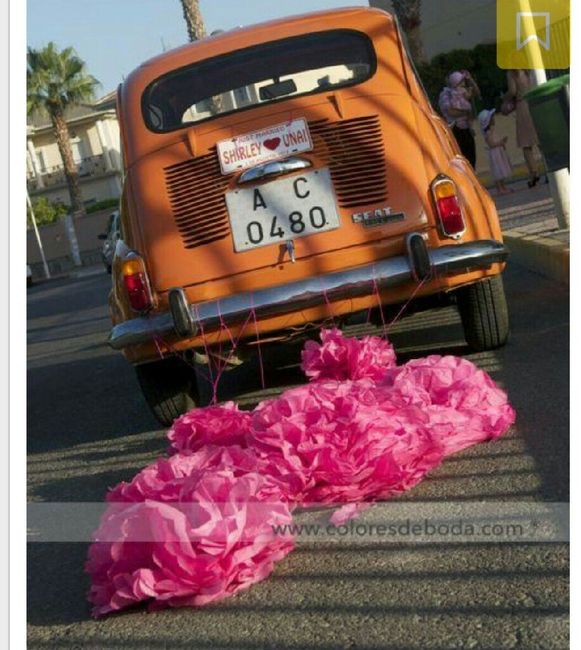 Decoracion de carros de novios... 🚘🚘 - 2