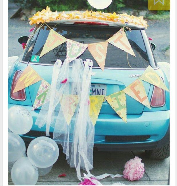 Decoracion de carros de novios... 🚘🚘 - 12