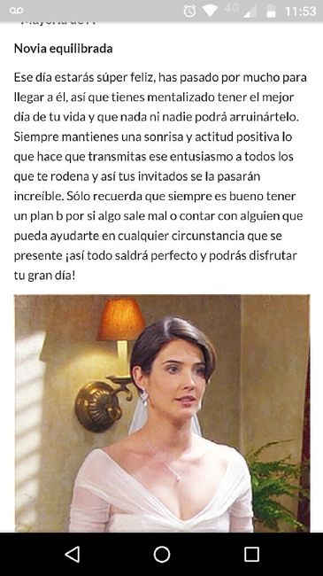 Que tipo de novia seré en nuestro gran día!! - 1