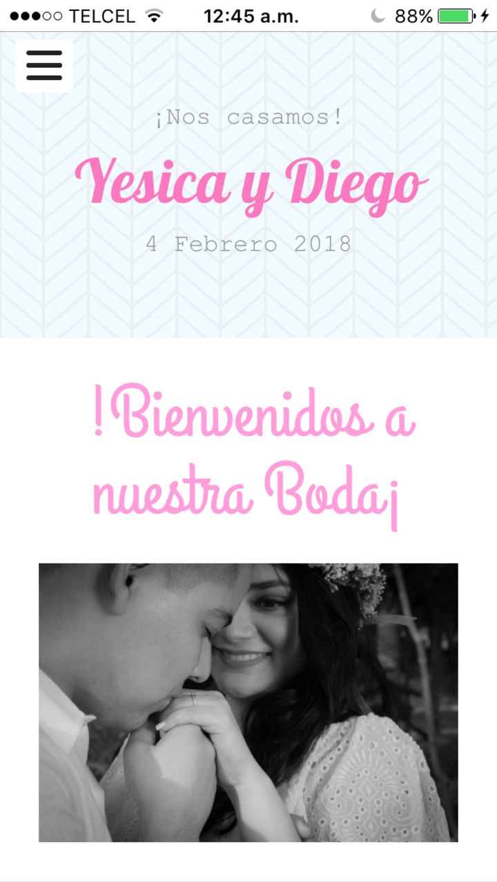 ¿Tendrás una web de boda? - 1