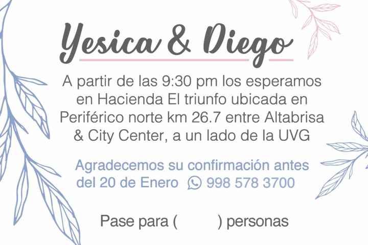  Mi amiga diseño mis invitaciones miren!!! - 3