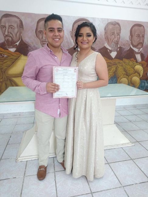 Me casé el domingo pasado estoy igual que tú hasta la religiosa jeje