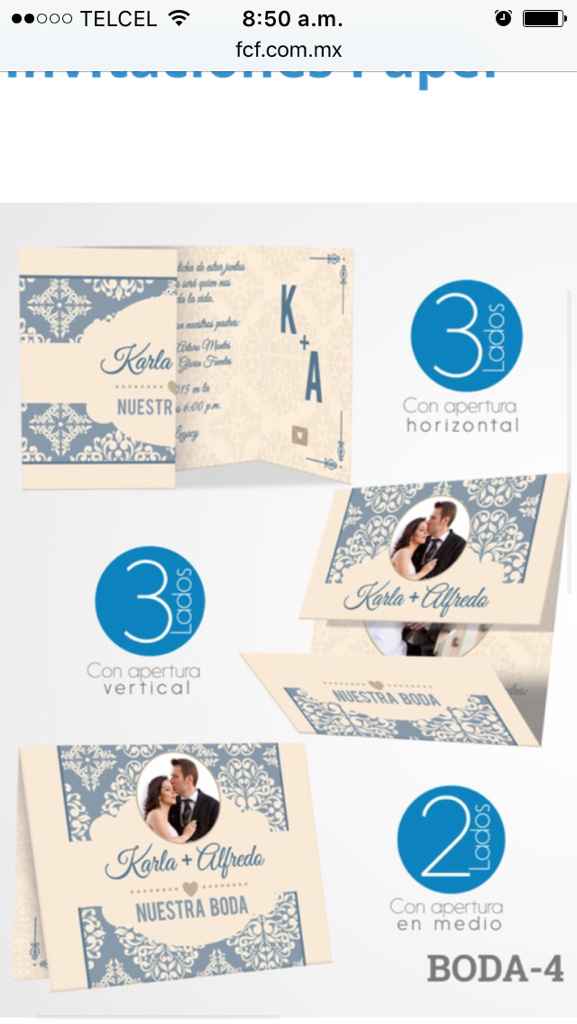 Cuál invitación está mejor?? - 1