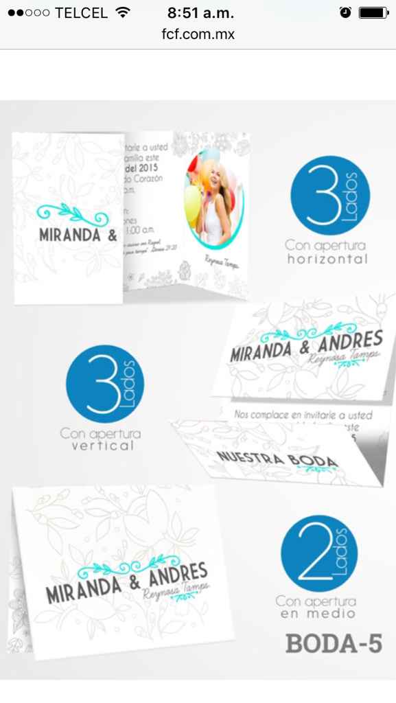 Cuál invitación está mejor?? - 4