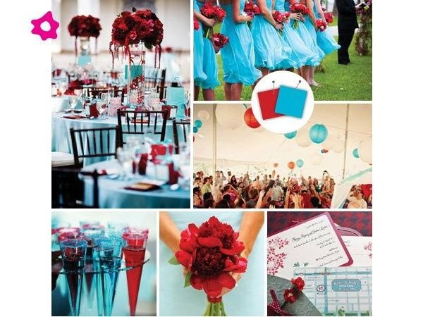 Azul con Rojo